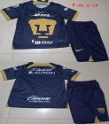 2023-2024 Pumas UNAM club blue kid soccer jerseys away