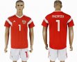 2018 World cup Russia #1 AKINFEEV red soccer jersey home