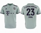 2018-2019 Bayern Munich #23 VIDAL thailand version gray soccer jersey away