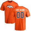 Professional customized orange Denver Broncos T-Shirts