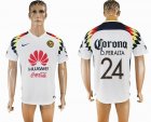 2017-2018 America club O.PERALTA thailand version white soccer jersey away