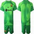 2022-2023 Barcelona green goalkeeper soccer jerseys