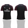 2018-2019 AC milan thailand version black soccer jersey away