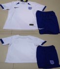 2023-2024 England team white blue soccer jerseys home