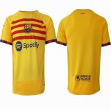 2023 Barcelona club thailand version yellow soccer jerseys away-HQ