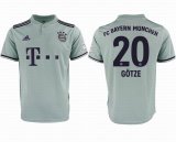 2018-2019 Bayern Munich #20 GOTZE thailand version gray soccer jersey away