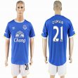 2016-2017 Everton FC club OSMAN #21 blue soccer jersey home