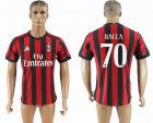 2017-2018 AC Milan thailand version #70 BACCA red soccer jersey home