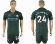 2017-2018 Manchester city club #24 ADARABIOYO soccer jersey second away