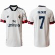 2020-2021 Real Madrid Thailand version #7 HAZARD white soccer jerseys home