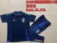 2024-2025 Italy team Polo blue soccer uniforms with long shorts C1099