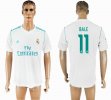 2017-2018 Real Madrid Thailand version #11 BALE white soccer jersey home