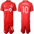 2019-2020 Toronto FC #10 POZUELO red soccer jerseys home