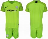 2018-2019 Manchester city light green goalkeeper soccer jersey