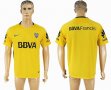 2017-2018 Boca juniors thailand version yellow soccer jersey away