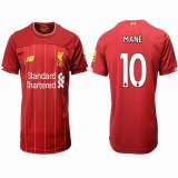 2019-2020 Liverpool thailand version #10 MANE red soccer jersey home