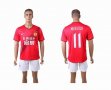 2014-2015 Guangzhou Evergrande club MURIQUI #11 red soccer jerseys home