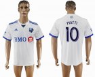 2017-2018 Montreal Impact Thailand version #10 PIATTI white soccer jersey away