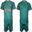 2022-2023 Liverpool club green soccer jerseys second away