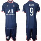 2021-2022 Paris Saint-Germain club #9 ICARDI blue soccer jerseys home