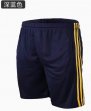 blank dark blue soccer shorts with Pockets