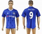 2016-2017 Chelsea FC thailand version FALCAO #9 blue soccer jersey home