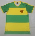 Flamenco thailand version throwback green yellow soccer jersey