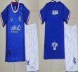 2022-2023 Flamengo club blue white kid soccer jerseys away