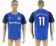 2017-2018 Everton FC thailand version #11 MIRALLAS blue soccer jersey home