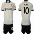 2021-2022 Liverpool club #10 MANE beige black soccer jersey