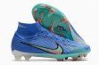 2023 Nike Air Zoom Mercurial Superfly IX Elite FG blue green soccer shoes