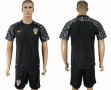 2018 World Cup Croatia team black goalkeeper soccer jersey