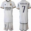 2023-2024 Real Madrid club #7 RONALDO white soccer jerseys home