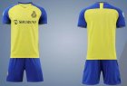 2023-2024 Riyadh victory club yellow blue soccer jerseys home