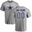 Professional customized Dallas Cowboys T-Shirts gray