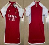 2023-2024 Arsenal club thailand version red soccer jerseys home -GD