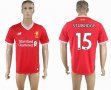 2017-2018 Liverpool Thailand version #15 STURRIDGE red soccer jersey home