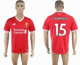 2017-2018 Liverpool Thailand version #15 STURRIDGE red soccer jersey home