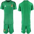 2018 World Cup Belgium green goalkeeper soccer jersey