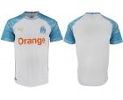 2018-2019 Olympique de Marseille club thailand version white soccer jersey home