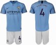 2018-2019 New York City club #4 KOMPANY skyblue soccer jerseys home