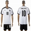 2016 Austria Team JUNUZOVIC #10 white soccer jersey away