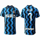 2020-2021 Inter Milan thailand version #7 ALEHIS blue soccer jerseys home