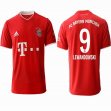 2020-2021 Bayern Munich club thailand version #9 LEWANDOWSKI red soccer jerseys home