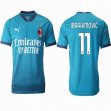 2020-2021 AC Milan club thailand version #11 IBRAHIMOVIC skyblue soccer jersey away