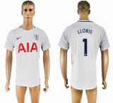 2017-2018 Tottenham Hotspur #1 LLORIS Thailand version white soccer jersey home