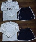 2023-2024 Ajax club white blue long sleeves soccer jerseys away