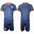 2024-2025 Netherlands team blue soccer jerseys away