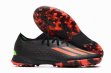 2023 Adidas X series fully knitted flat MD sole football shoes black orange