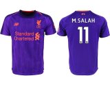 2018-2019 Liverpool Thailand version #11 M.SALAH purple soccer jerseys away